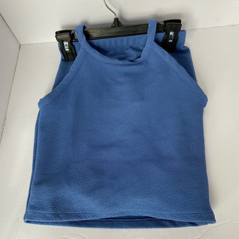 Sally Miller Couture 2 Piece Skirt Top Size S 7/8 Blue NWOT New